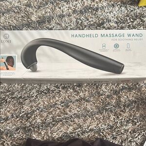 Lomi Black Handheld Massage Wand NEW